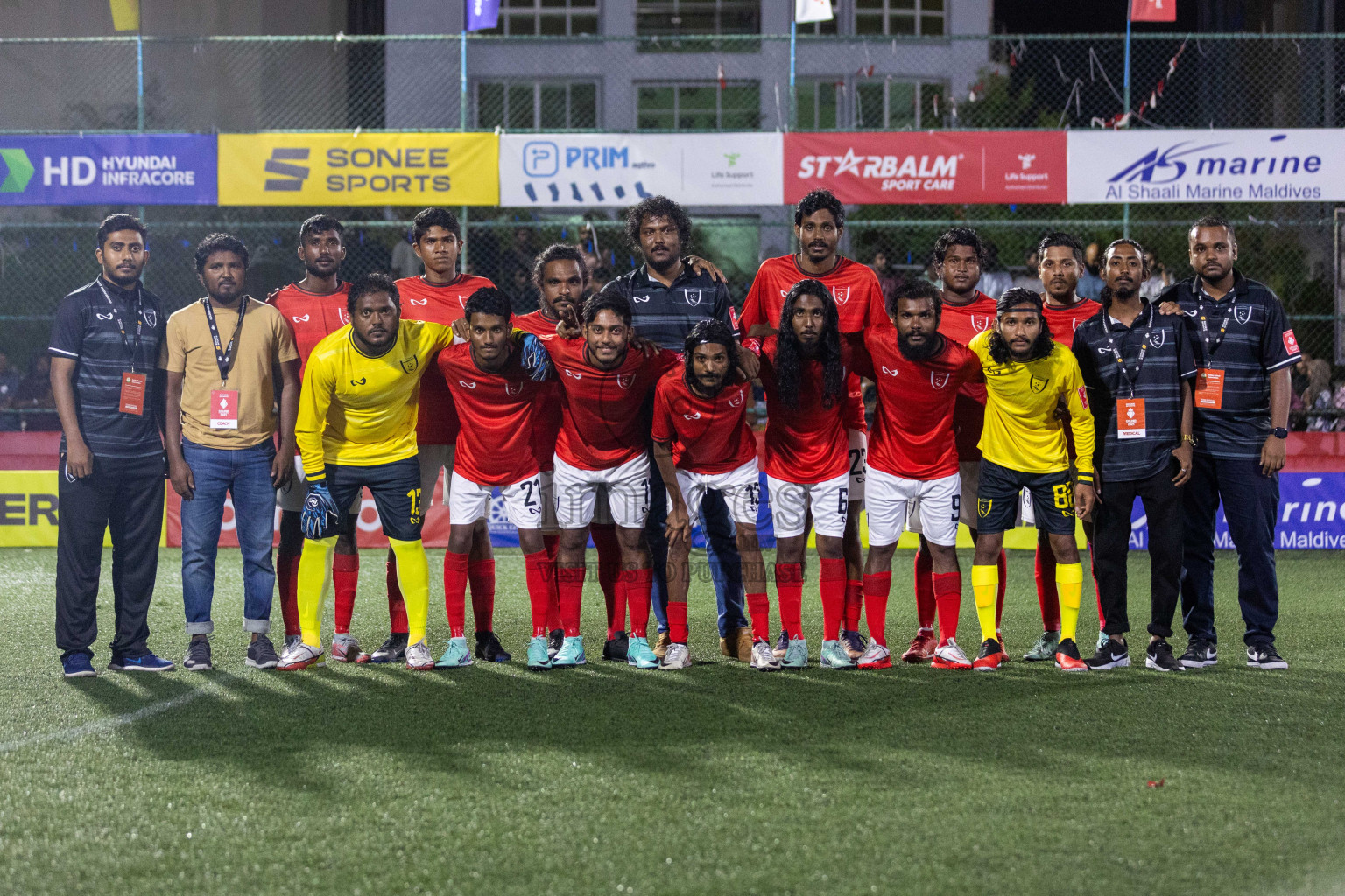 GDh Hoandedhdhoo vs GDh Vaadhoo in Day 17 of Golden Futsal Challenge 2024 was held on Wednesday, 31st January 2024, in Hulhumale', Maldives Photos: Nausham Waheed / images.mv