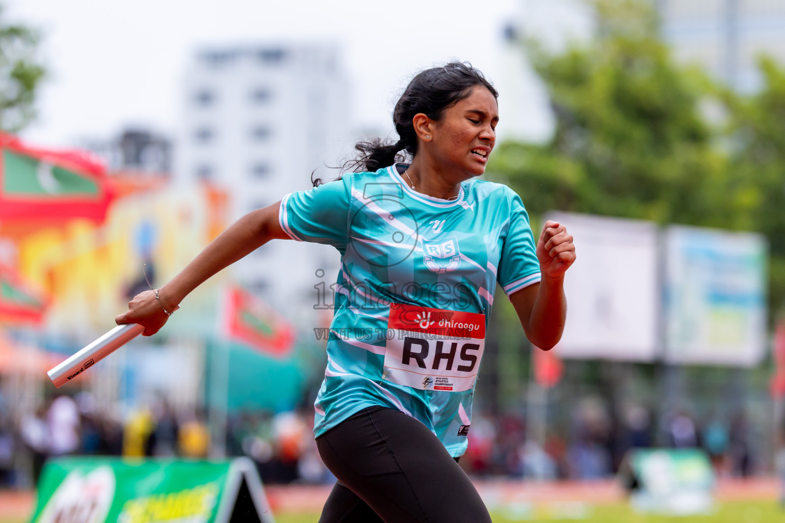 Day 6 of Inter-school Athletics Championship 2025 held in Ekuveni Synthetic Track, Male', Maldives on Sunday, 12th October 2025. Photos by: Nausham Waheed / Images.mv