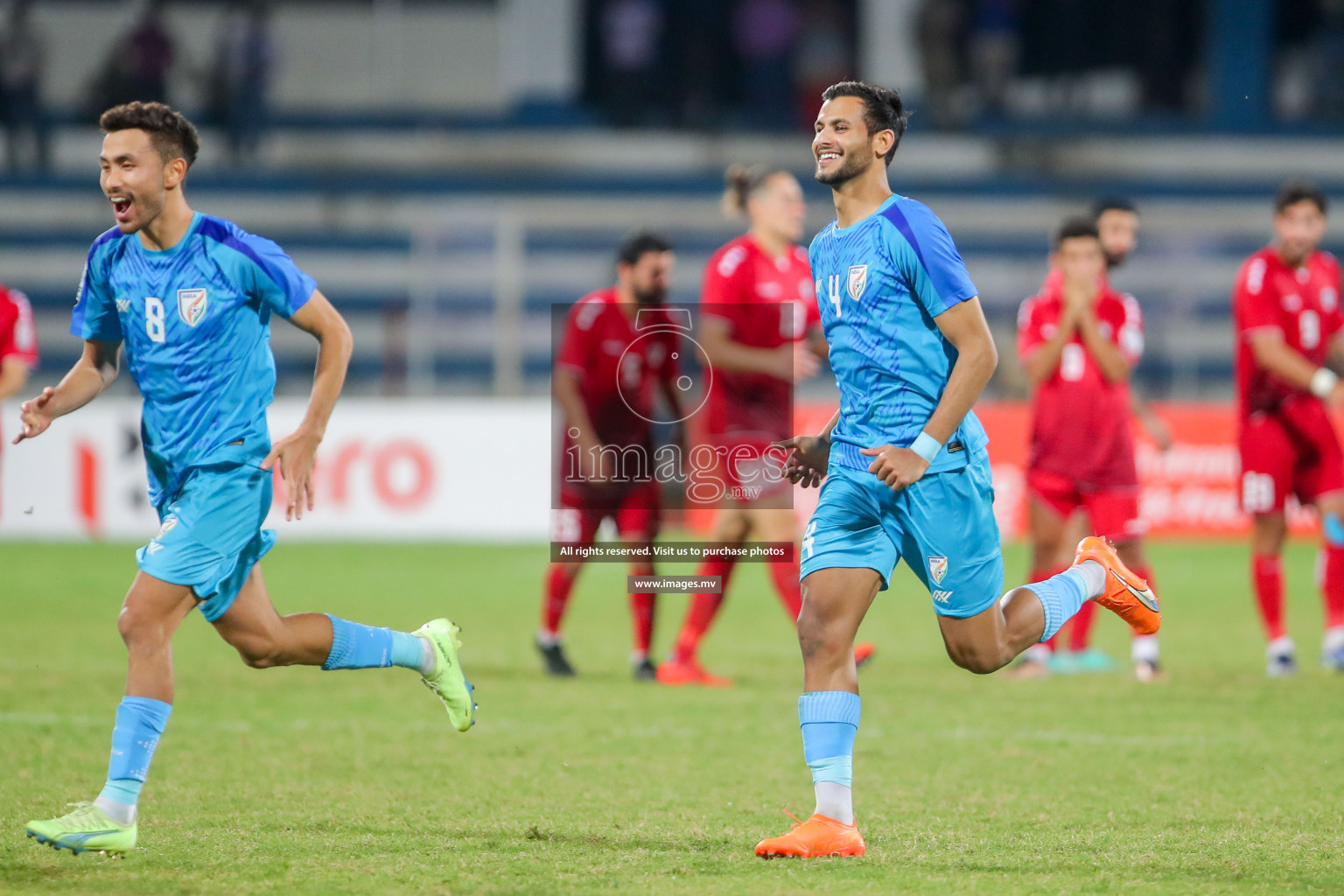 Lebanon vs India in the Semi-final of SAFF Championship 2023 held in Sree Kanteerava Stadium, Bengaluru, India, on Saturday, 1st July 2023. Photos: Hassan Simah / images.mv