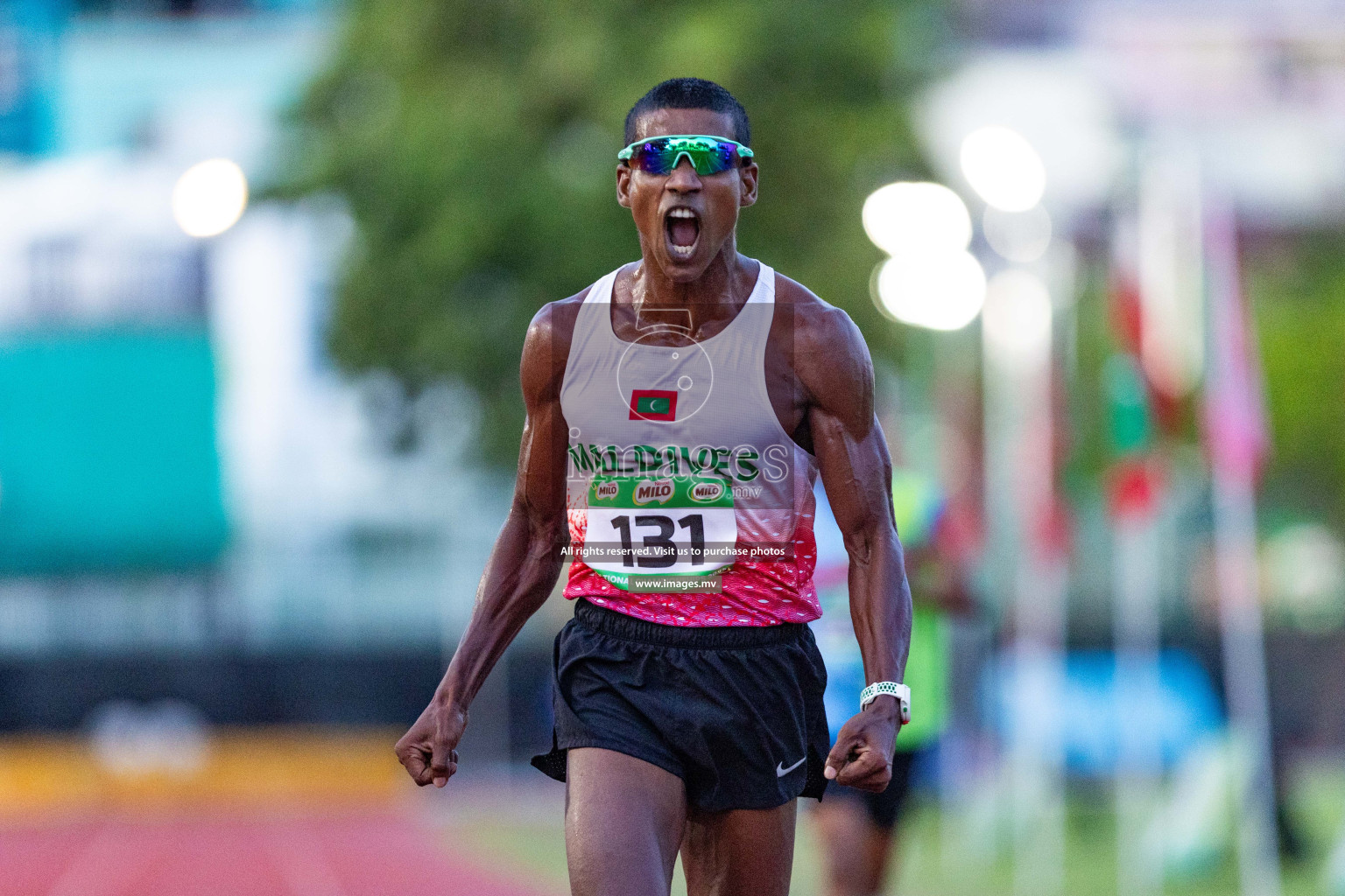 Day 1 of National Athletics Championship 2023 was held in Ekuveni Track at Male', Maldives on Thursday 23rd November 2023. Photos: Nausham Waheed / images.mv