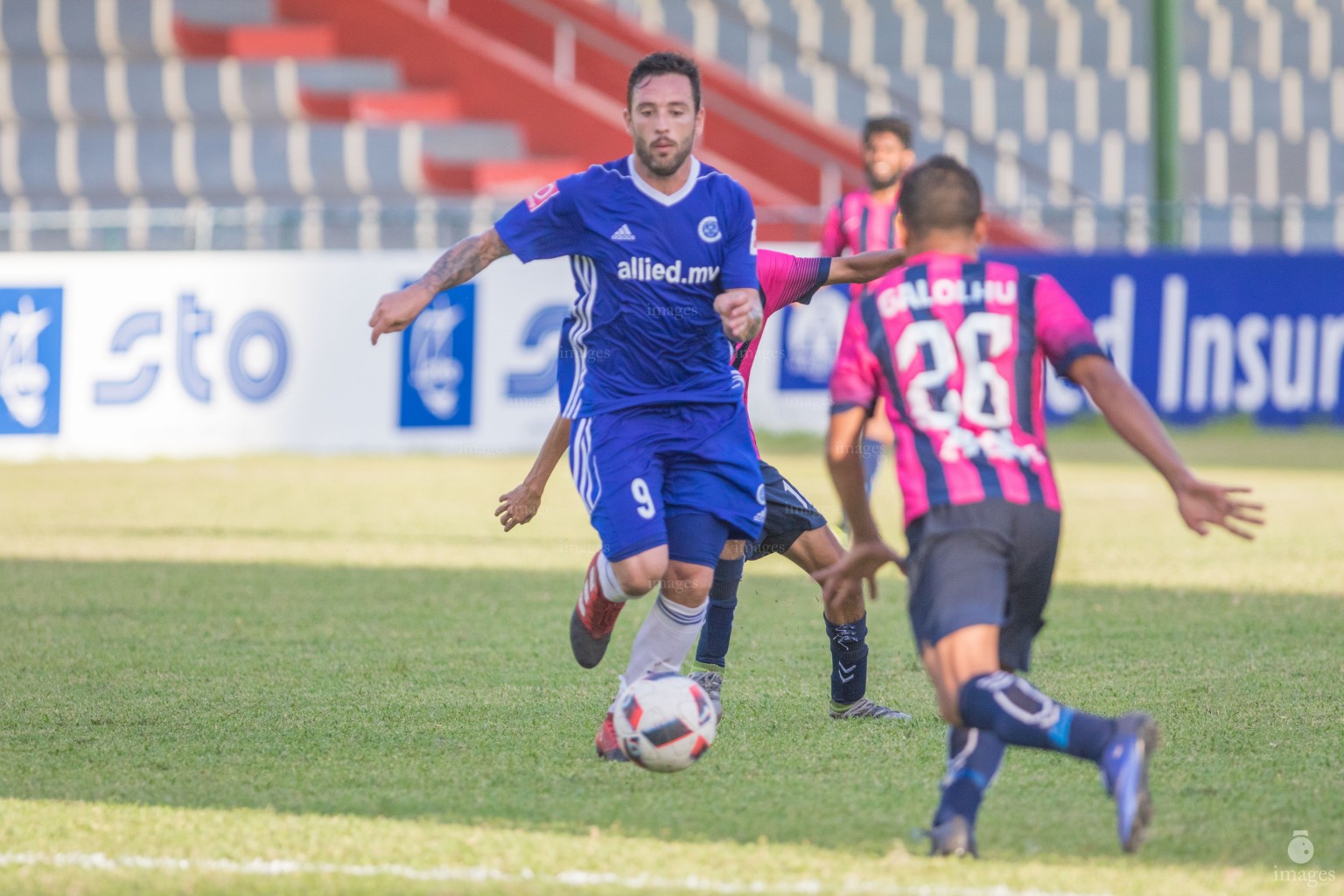 New Radiant Sports Club vs United Victory  in the second round of STO Male League. Male , Maldives. Tuesday 4 July 2017. (Images.mv Photo/ Abdulla Abeedh).