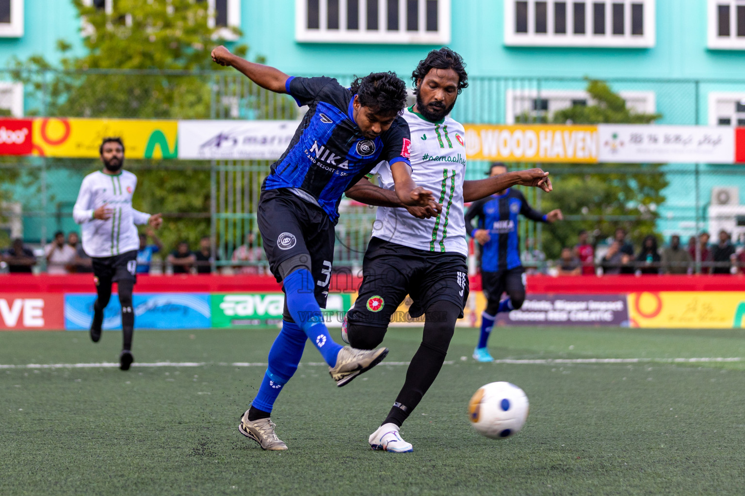 AA. Maalhos VS AA. Bodufolhudhoo in Day 7 of Golden Futsal Challenge 2025 was held on Saturday, 11th January 2025, in Hulhumale', Maldives 
Photos: Hassan Simah / images.mv