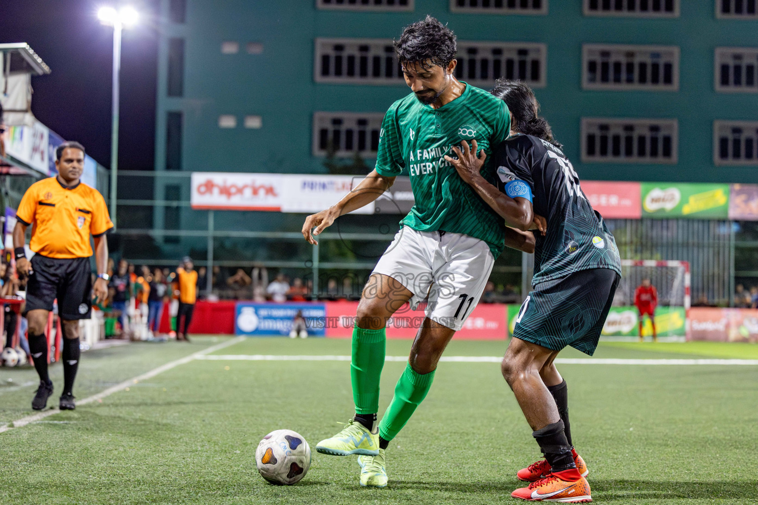 SDFC VS TEAM BADHAHI in Club Maldives Classic 2024 held in Rehendi Futsal Ground, Hulhumale', Maldives on Monday, 9th September 2024. Photos: Nausham Waheed / images.mv