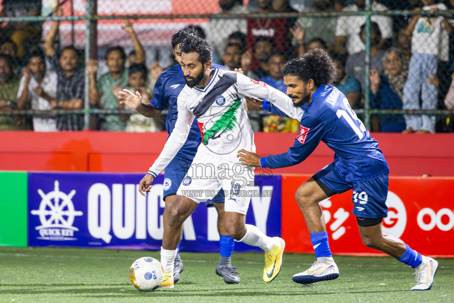 GA Kolamaafushi vs GA Villingili in Day 14 of Golden Futsal Challenge 2025 was held on Saturday, 18th January 2025, in Hulhumale', Maldives. Photos: Ismail Thoriq / images.mv