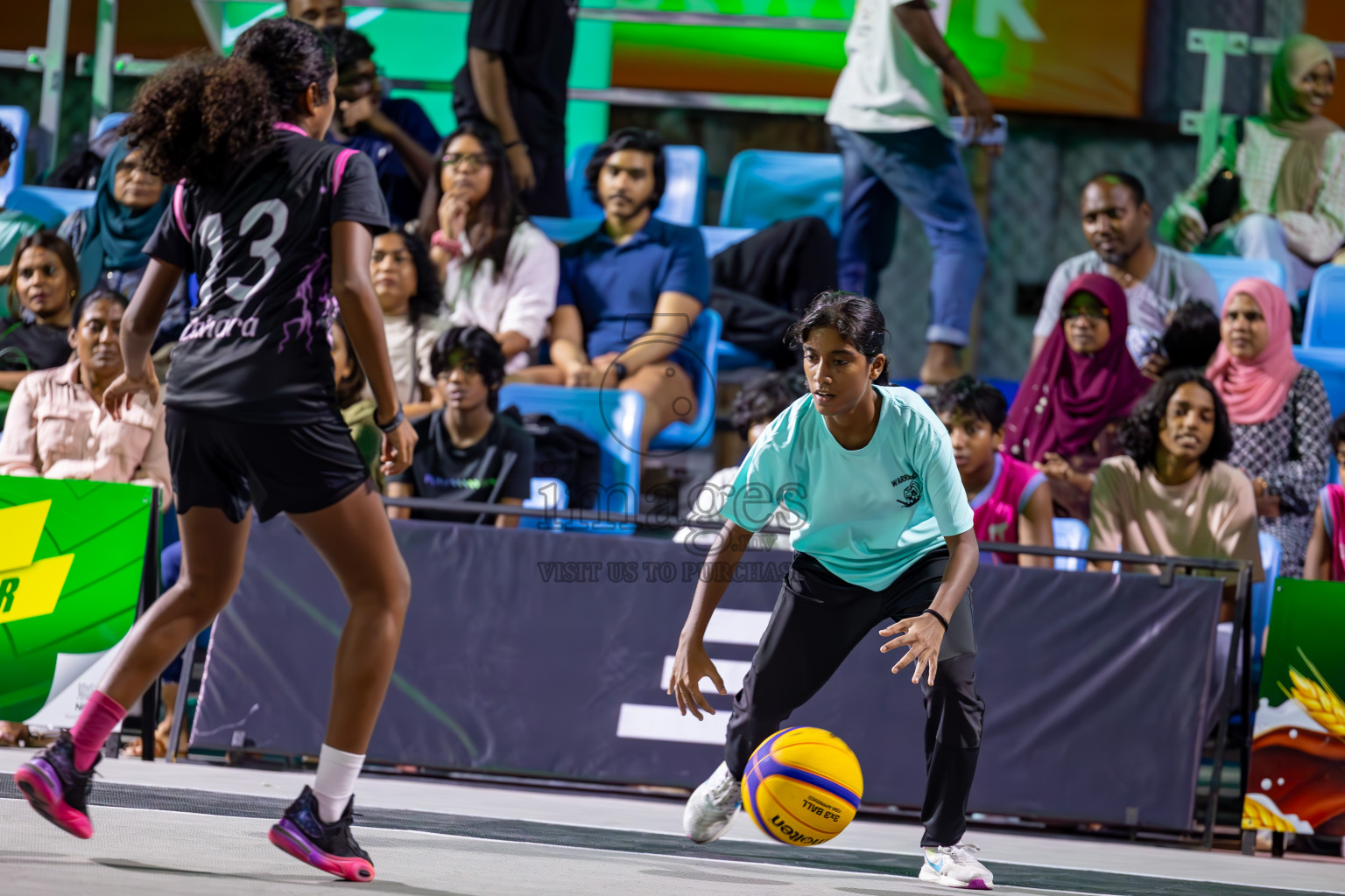 Day 3 of MILO Ramadan 3x3 Challenge 2024 was held in Ekuveni Outdoor Basketball Court at Male', Maldives on Thursday, 14th March 2024.
Photos: Ismail Thoriq / images.mv
