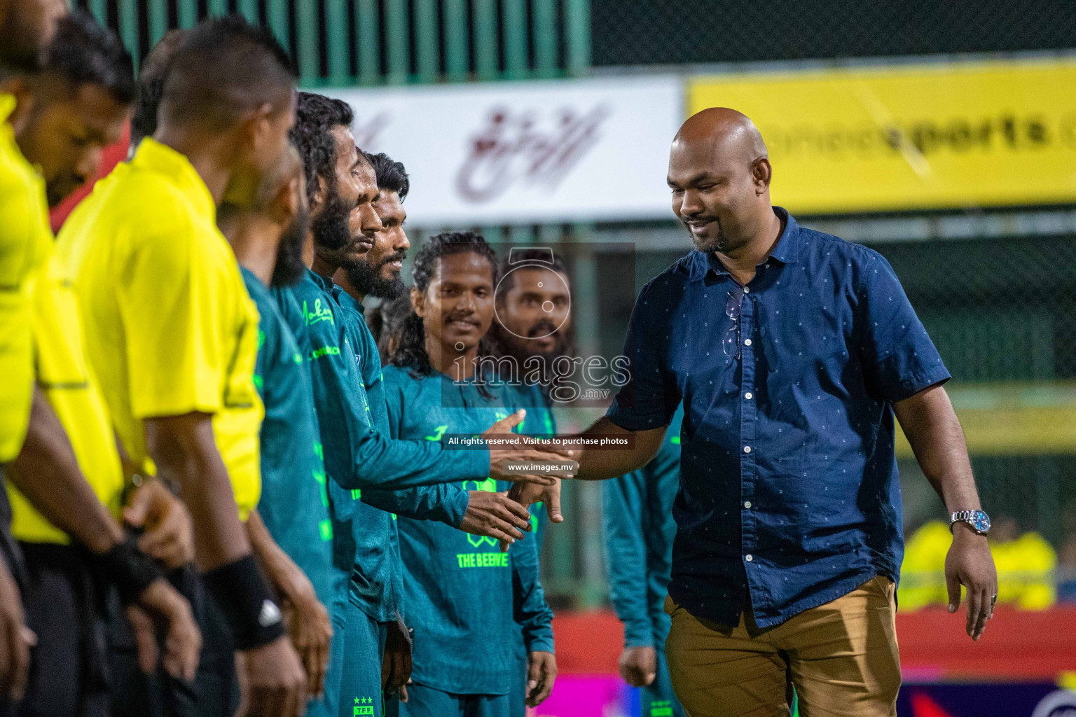 Th. Thimarafushi vs Th. Kinbidhoo in Day 12 of Golden Futsal Challenge 2023 on 16 February 2023 in Hulhumale, Male, Maldives