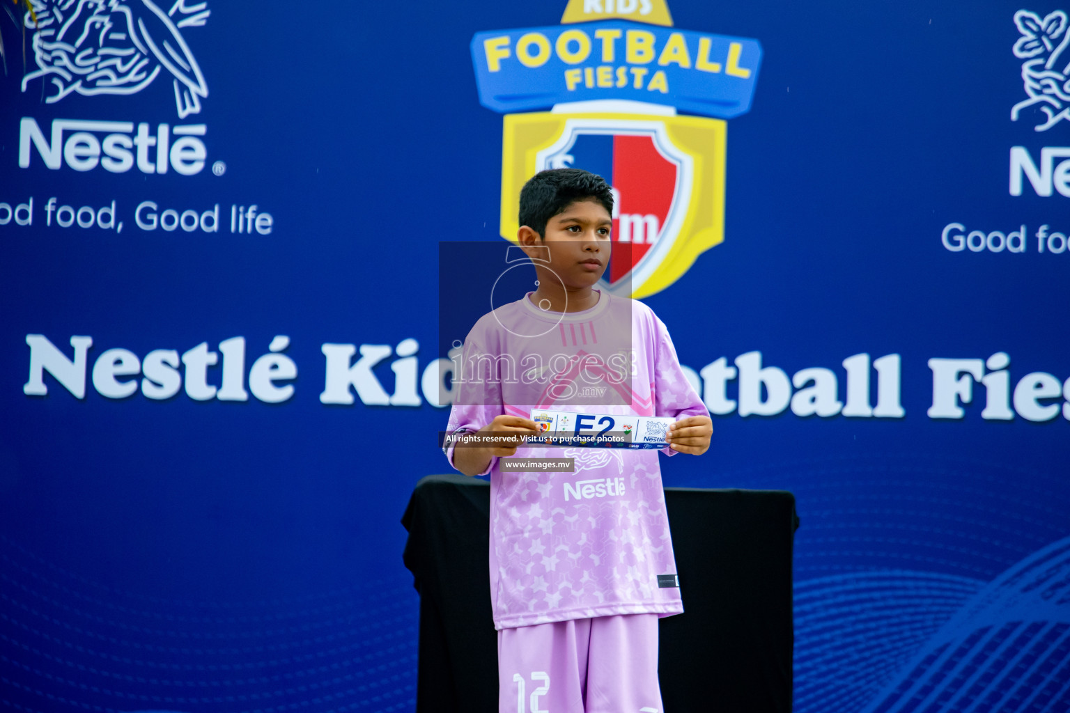 Draw Ceremony of Nestle' Kids Football Fiesta 2023 held in Artificial Beach, Male', Maldives on Saturday, 7th October 2023