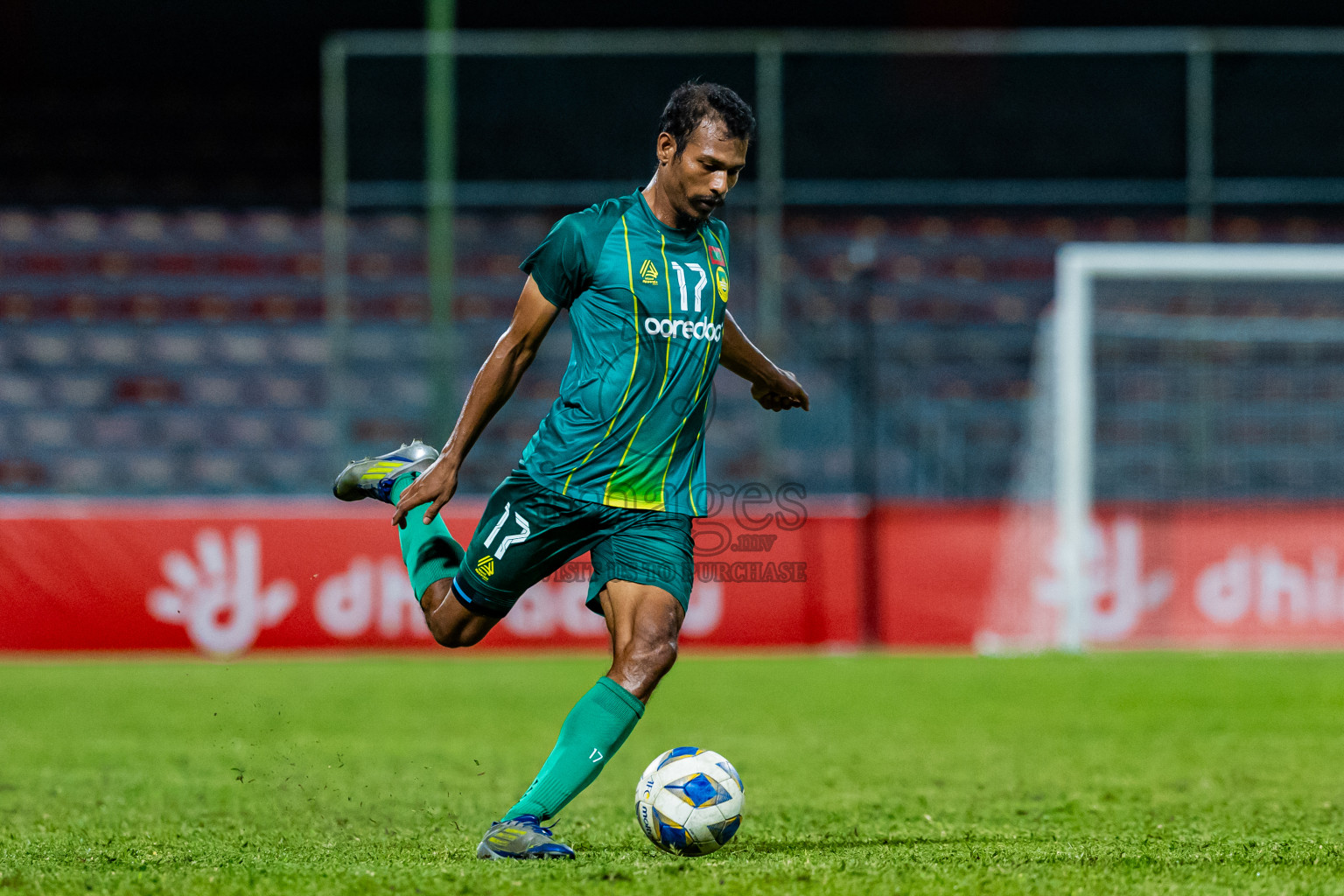 Maziya Sports & Recreation vs TC Sports Club in Dhivehi Premier League 2025/26 held in National Football Stadium, Male', Maldives on Wednesday, 24th September 2025. Photos: Areef Adam / Images.mv