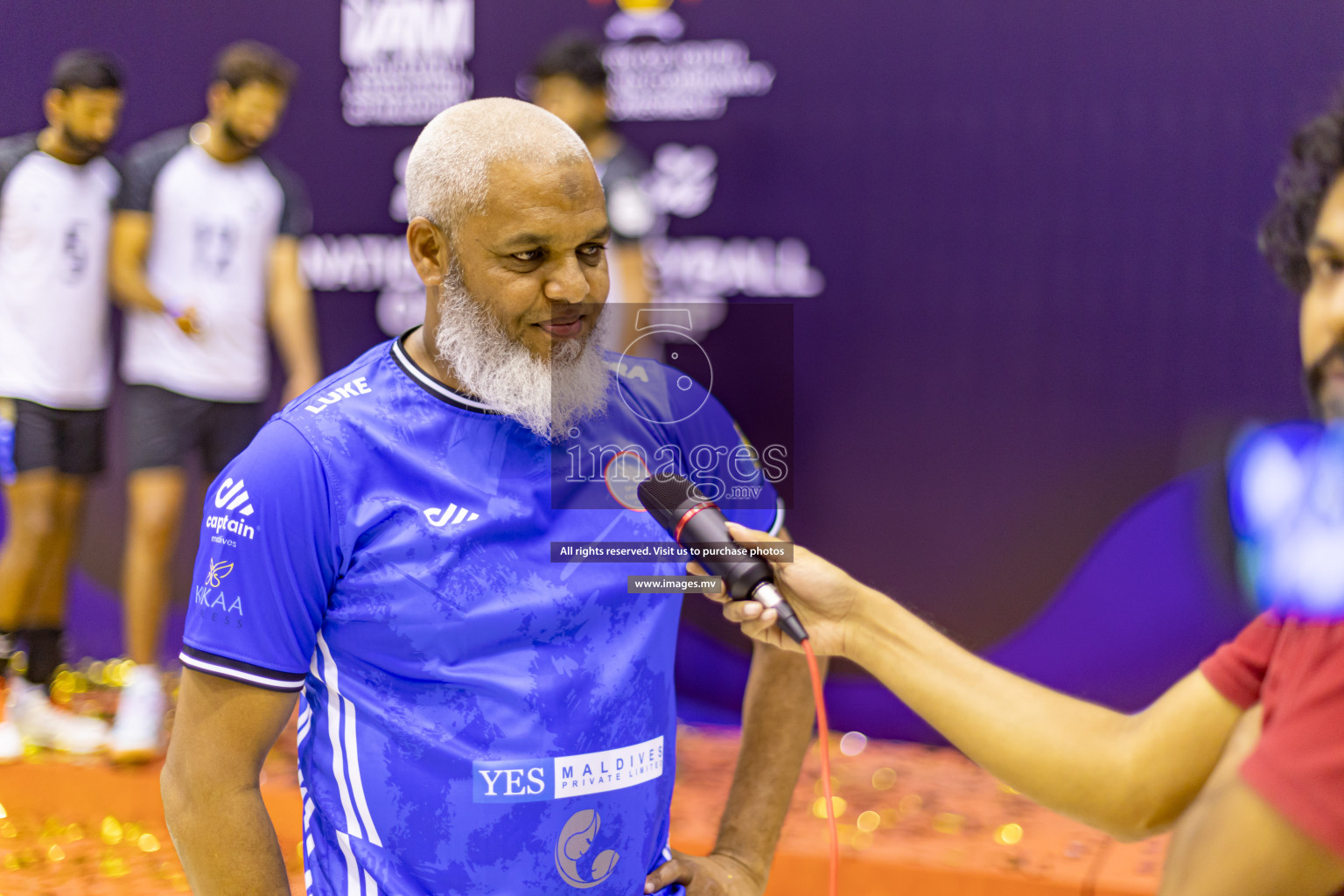 Sports Club City vs Dhivehi Sifainge Club in the Finals of National Volleyball Tournament 2022 on Thursday, 07th July 2022, held in Social Center, Male', Maldives