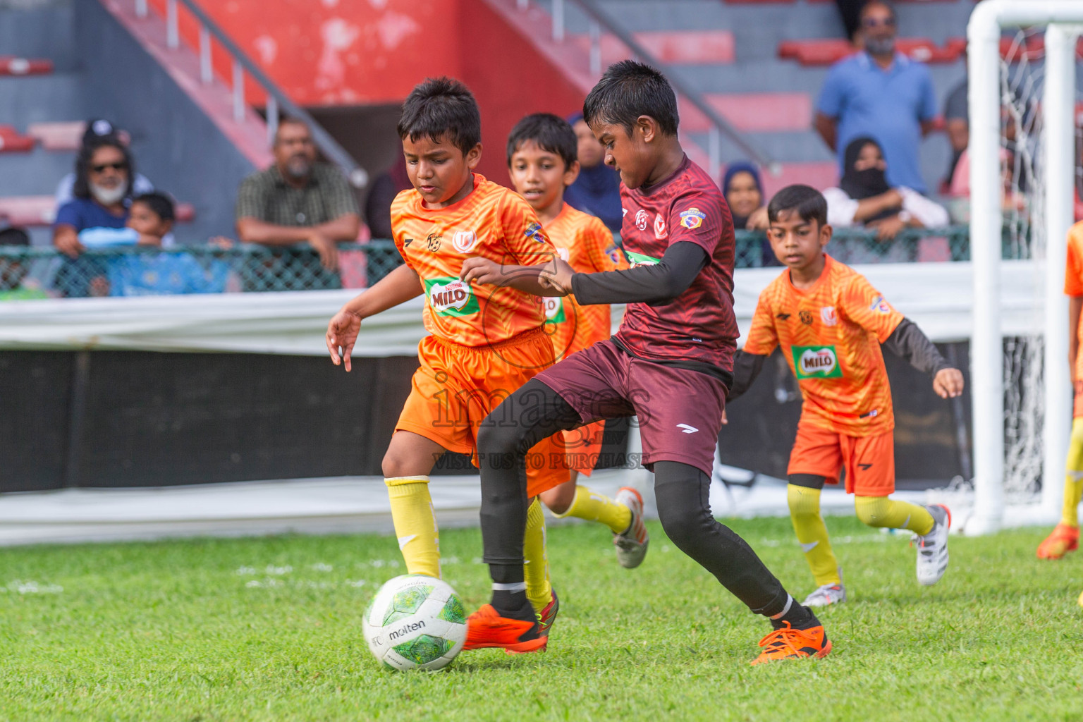 Day 2 of MILO Kids Football Fiesta was held at National Stadium in Male', Maldives on Saturday, 24th February 2024.