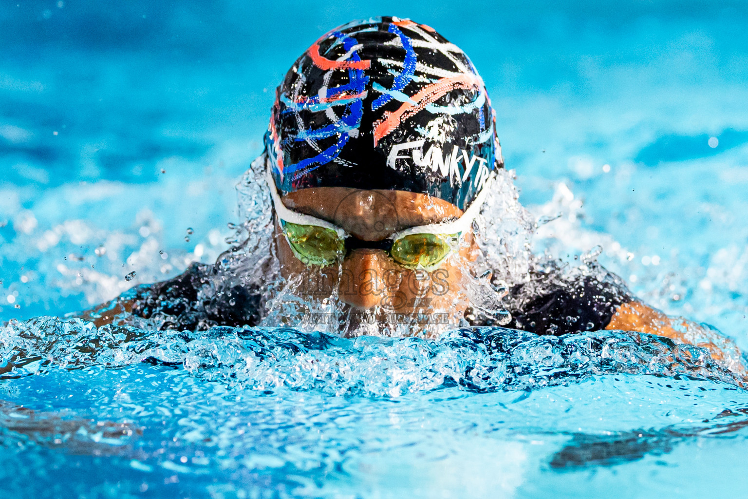 Day 5 of 1st National Short Course Swimming Competition held in Hulhumale', Maldives on Wednesday, 18th June 2025. Photos: Nausham Waheed / images.mv