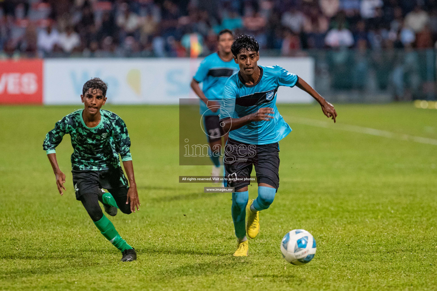 Final of U17 Inter School Football Tournament of Kalaafaanu School vs Rehendhi School held in Male', Maldives on 10 Feb 2022 Photos: Nausham Waheed / images.mv