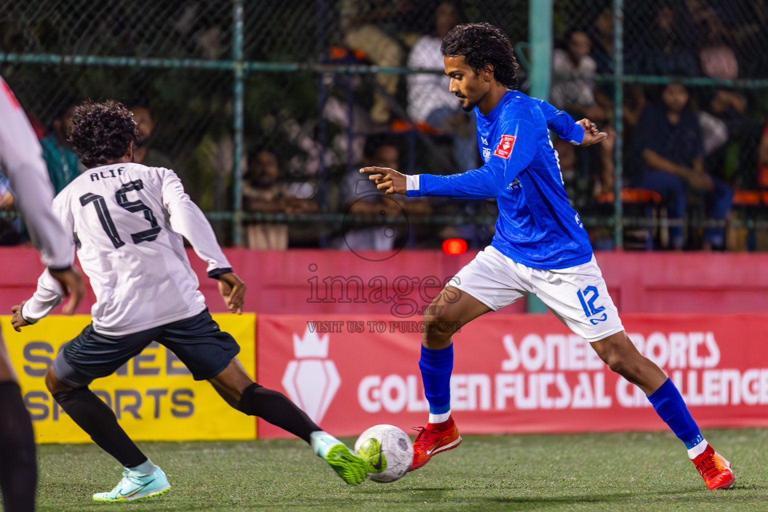 S Hithadhoo vs S Maradhoofeydhoo in Day 21 of Golden Futsal Challenge 2024 was held on Sunday , 4th February 2024 in Hulhumale', Maldives
Photos: Ismail Thoriq / images.mv