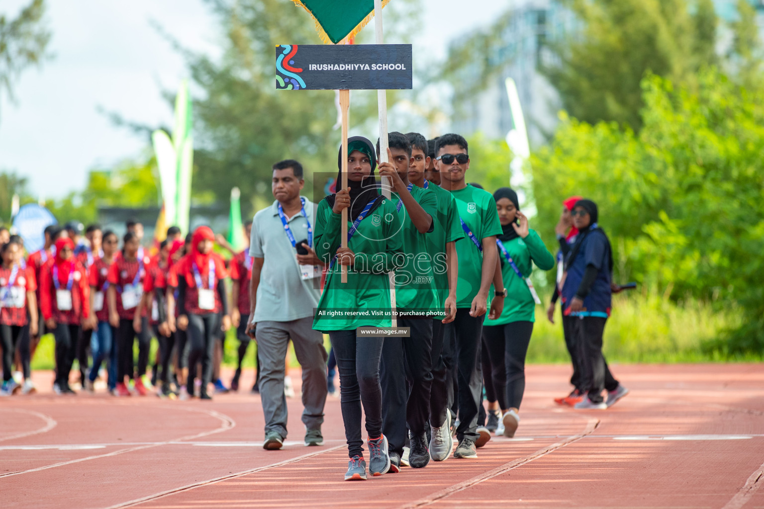 Day one of Inter School Athletics Championship 2023 was held at Hulhumale' Running Track at Hulhumale', Maldives on Saturday, 14th May 2023. Photos: Nausham Waheed / images.mv