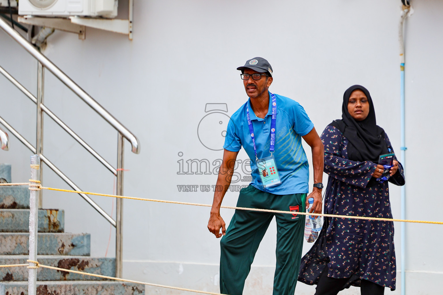 Day 1 of MWSC Interschool Athletics Championships 2024 held in Hulhumale Running Track, Hulhumale, Maldives on Saturday, 9th November 2024. 
Photos by: Ismail Thoriq, Hassan Simah / Images.mv