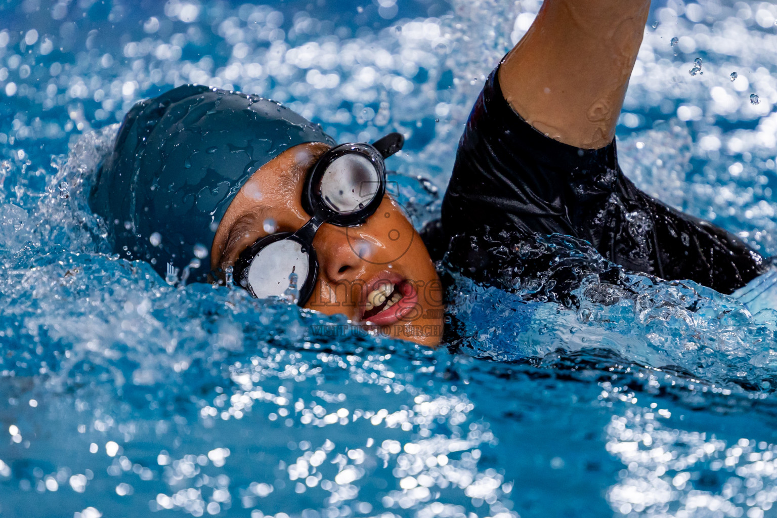 Day 3 of 20th BMLInter-school Swimming Competition 2024 held in Hulhumale', Maldives on Monday, 14th October 2024. Photos: Nausham Waheed / images.mv