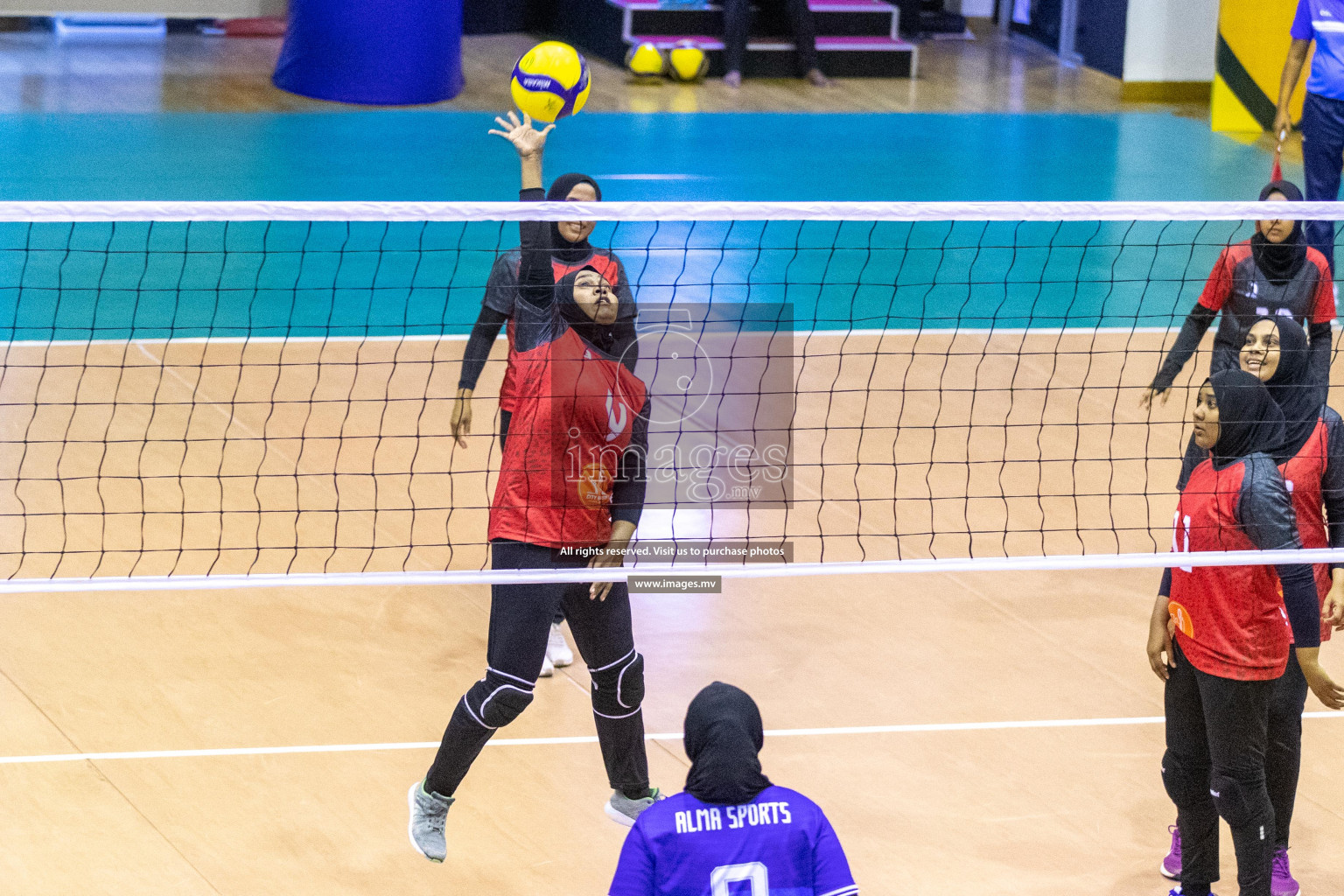 Volleyball Association Cup 2022-Women's Division-Match Day 1 was held in Male', Maldives on Tuesday, 24th May 2022.  Photos By: Ismail Thoriq / images.mv