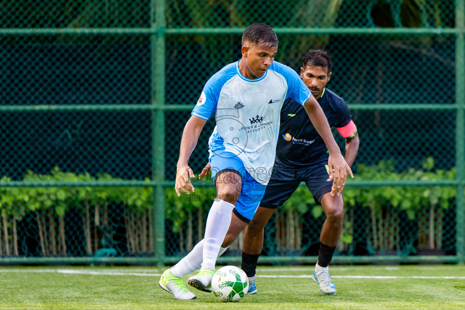 Lily Beach vs Vilamendhoo in Day 6 of Resort League 2025 (Ari Zone) was held on Wednesday, 25th June 2025 in Conrad Maldives Rangali Island, Alif Dhaalu Atoll, Maldives. Photos: Nausham Waheed / images.mv