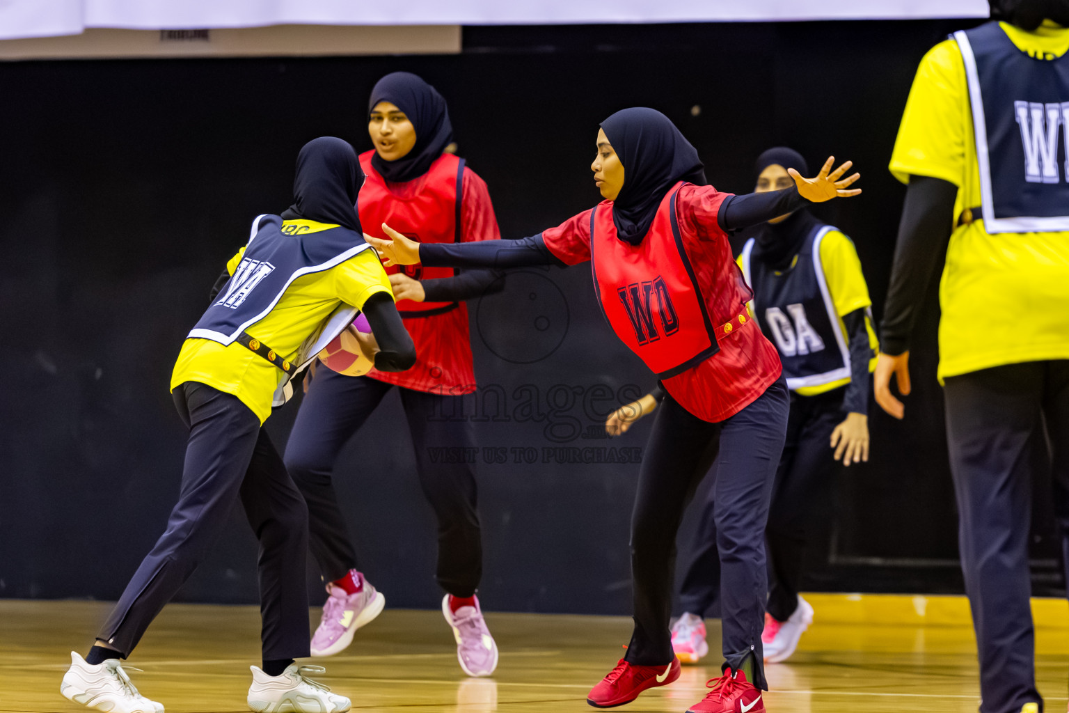 C Matrix vs KYRC in Day 2 of 24th Milo Netball Association Championship held in Social Center at Male', Maldives on Tuesday, 2nd September 2025. Photos: Nausham Waheed / images.mv