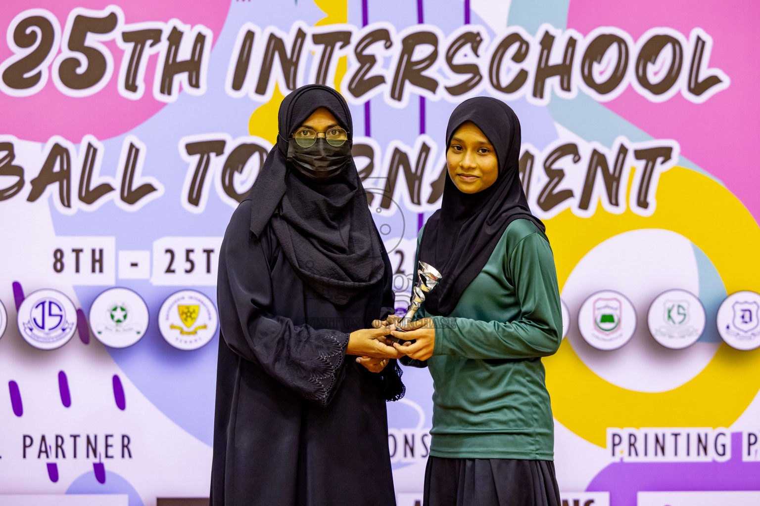 Day 8 of 25th Inter-School Netball Tournament was held in Social Center at Male', Maldives on Sunday, 18th August 2024. Photos: Nausham Waheed / images.mv