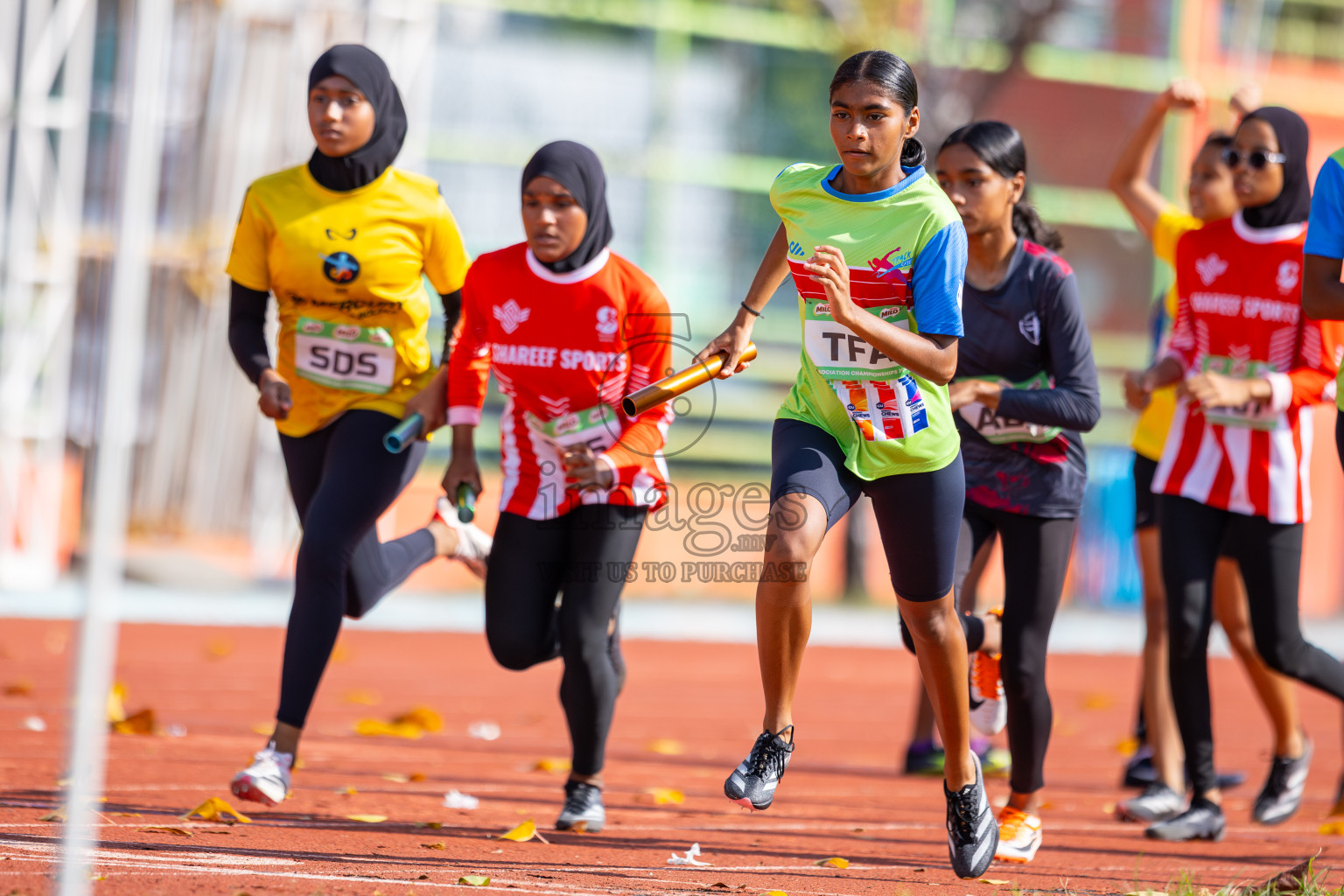 Day 3 of 12th Milo Association Championships was held in Ekuveni Track at Male', Maldives on Saturday, 26th April 2025. Photos: Ismail Thoriq / images.mv