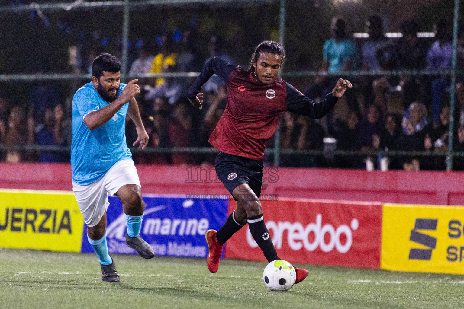 Th Buruni vs Th Omadhoo in Day 15 of Golden Futsal Challenge 2024 was held on Monday, 29th January 2024, in Hulhumale', Maldives Photos: Nausham Waheed / images.mv