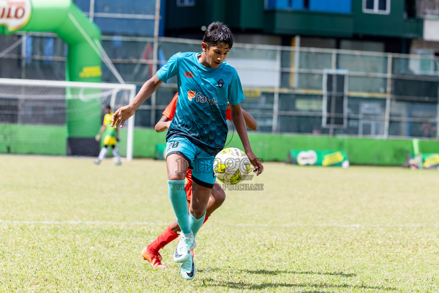 Day 4 of MILO Academy Championship 2024 (U-14) was held in Henveyru Stadium, Male', Maldives on Sunday, 3rd November 2024. 
Photos: Hassan Simah / Images.mv