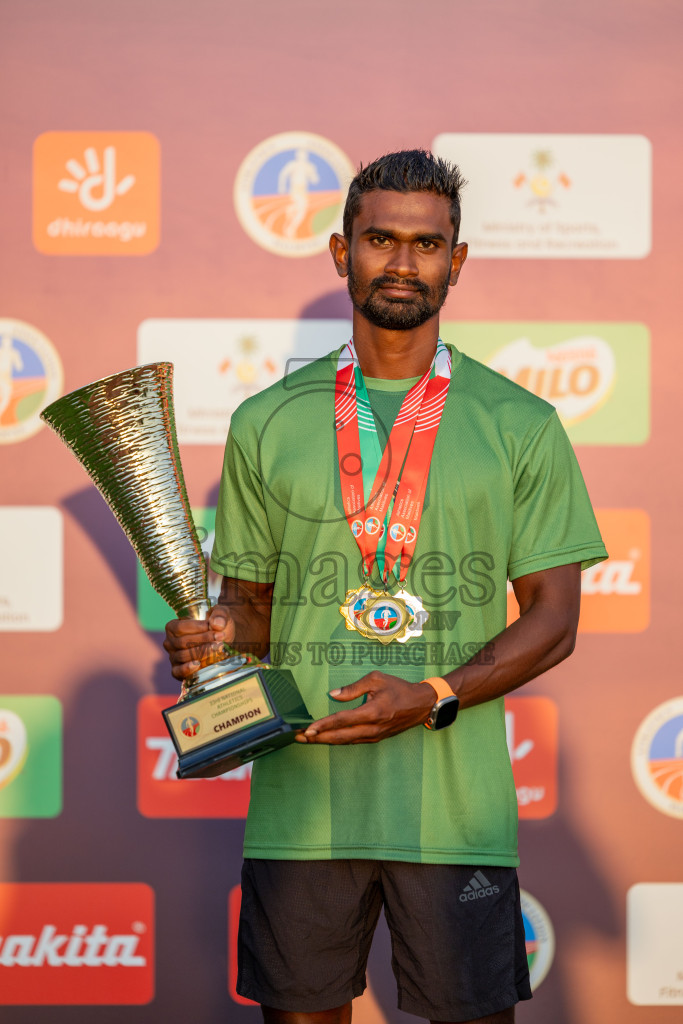 Day 3 of 33rd National Athletics Championship was held in Ekuveni Track at Male', Maldives on Saturday, 7th September 2024. Photos: Suaadh Abdul Sattar / images.mv