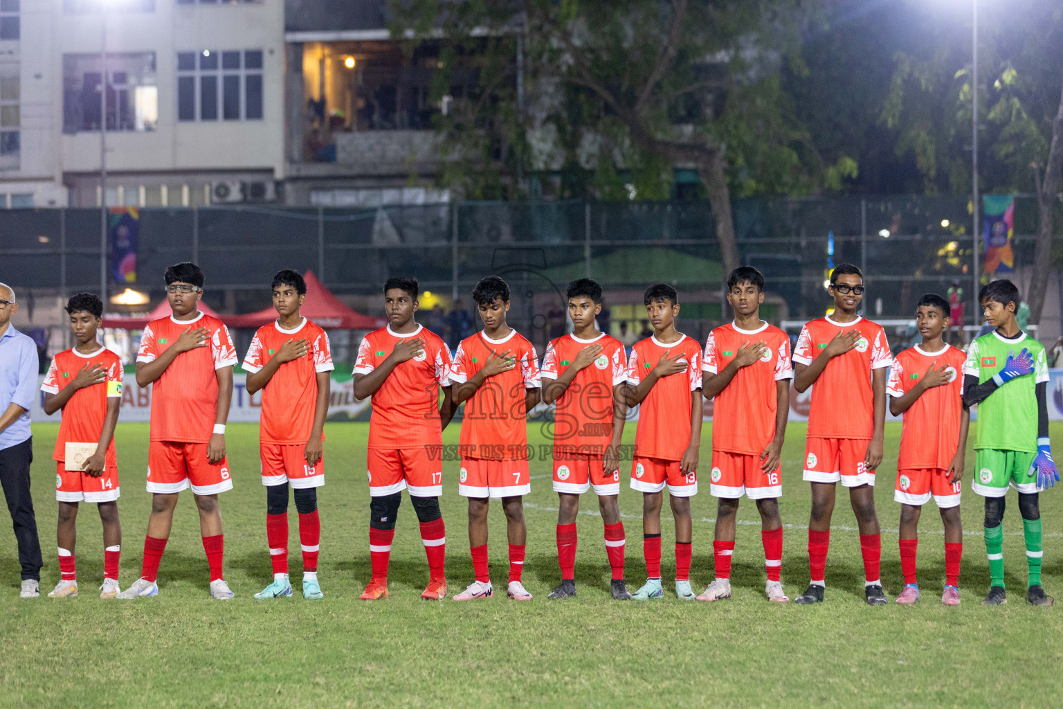 Maziya vs Hurriya (U14) in Day 4 of Dhivehi Youth League 2024 held at Henveiru Stadium on Thursday, 28th November 2024. Photos: Shuu Abdul Sattar/ Images.mv