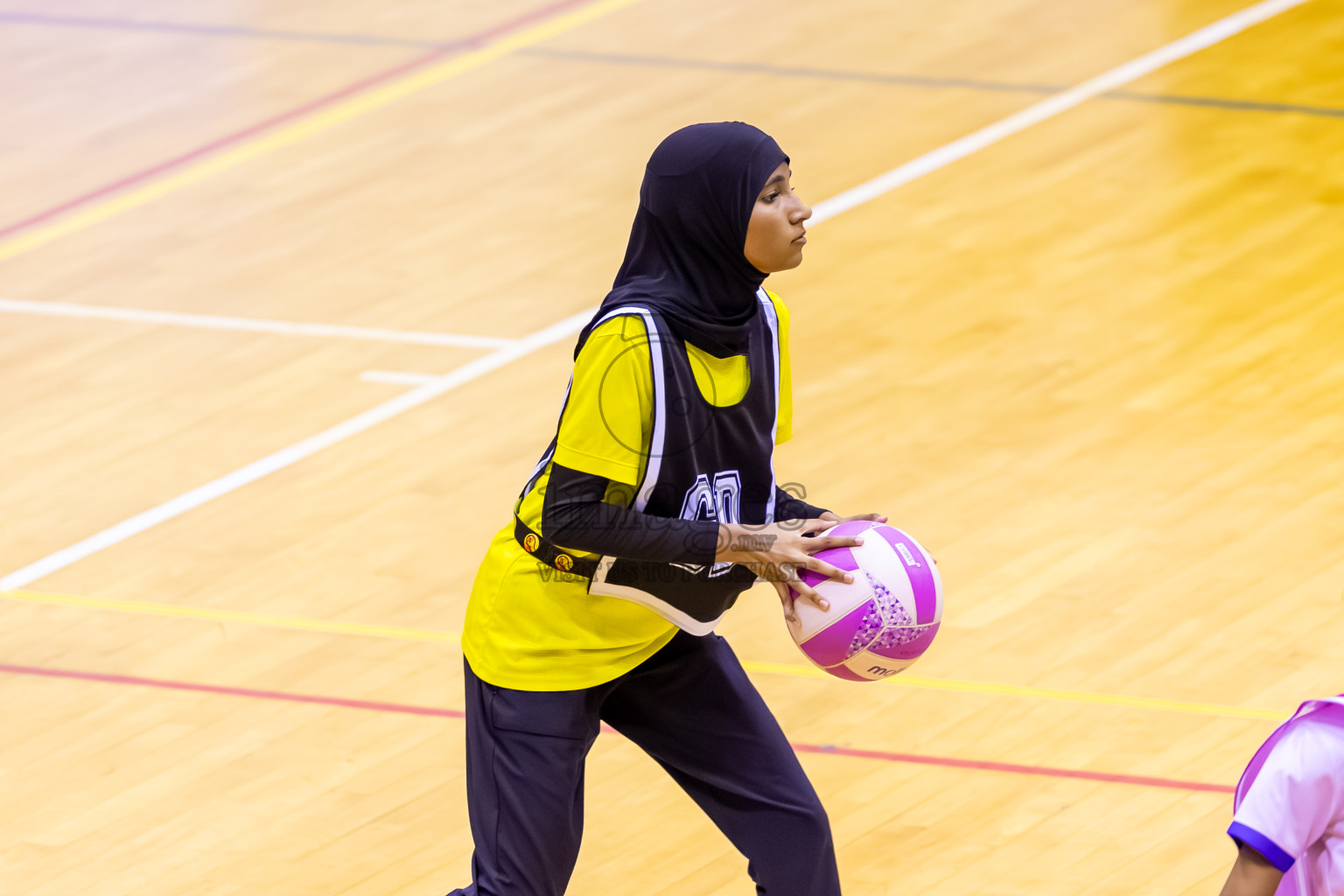 KYRC vs N Sports A in Day 5 of 24th Milo Netball Association Championship held in Social Center at Male', Maldives on Friday, 5th September 2025. Photos: Nausham Waheed / images.mv