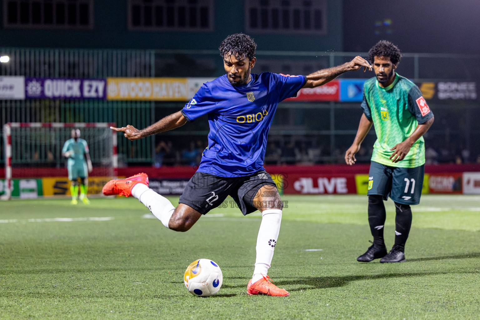 HDH. Vaikaradhoo vs HDH. Naivaadhoo in Day 1 of Golden Futsal Challenge 2025 on Sunday, 5th January 2025, in Hulhumale', Maldives Photos: Nausham Waheed / images.mv