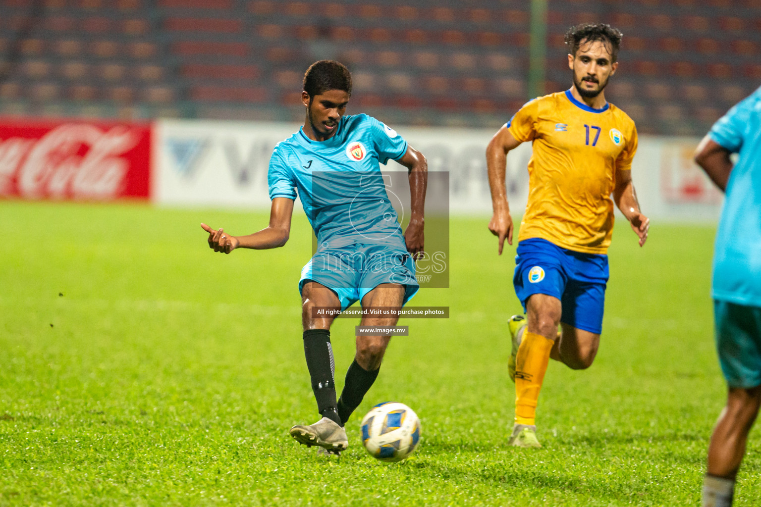 Club Valencia vs United Victory in the President's Cup 2021/2022 held in Male', Maldives on 19 December 2021