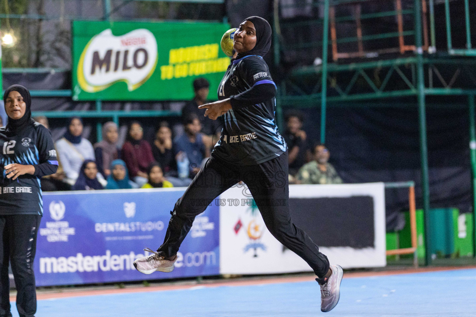 Day 18 of 10th National Handball Tournament 2023, held in Handball ground, Male', Maldives on Sunday, 17th December 2023 Photos: Nausham Waheed/ Images.mv