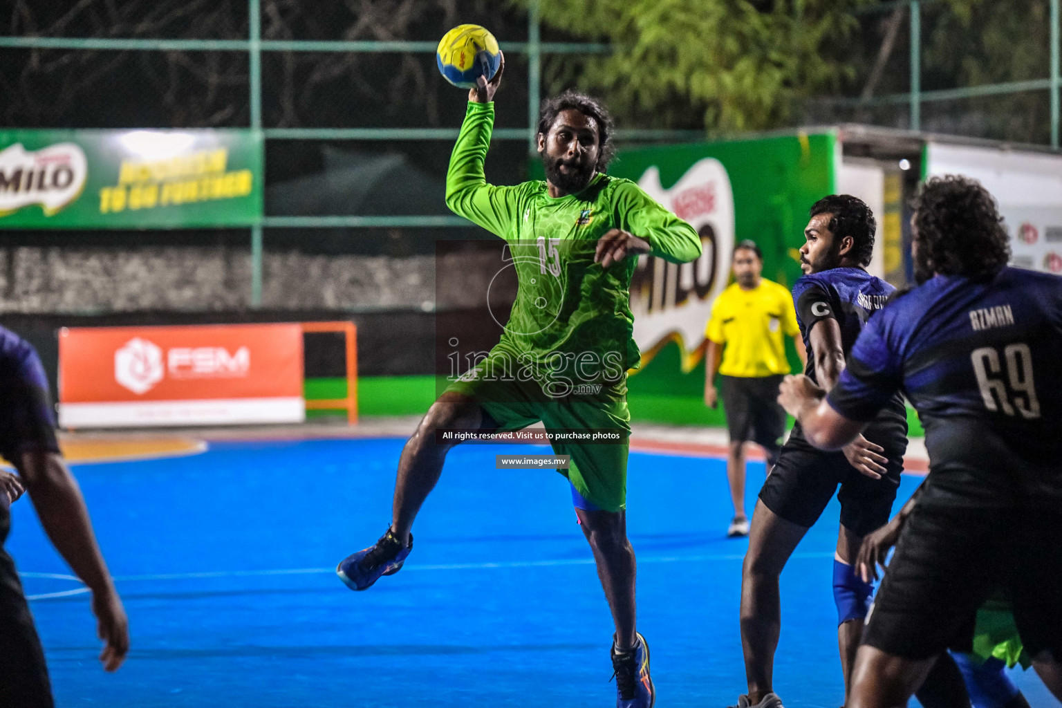 Day 18 of Milo 6th Inter Office Handball Tournament 2022 - Photos by Nausham Waheed