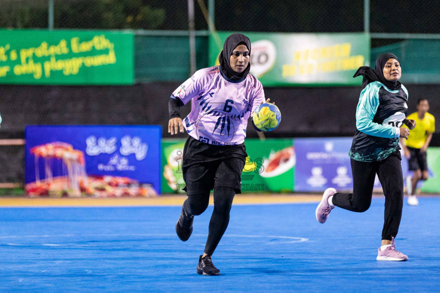 Day 7 of 10th National Handball Tournament 2023, held in Handball ground, Male', Maldives on Sunday, 4th December 2023 Photos: Nausham Waheed/ Images.mv