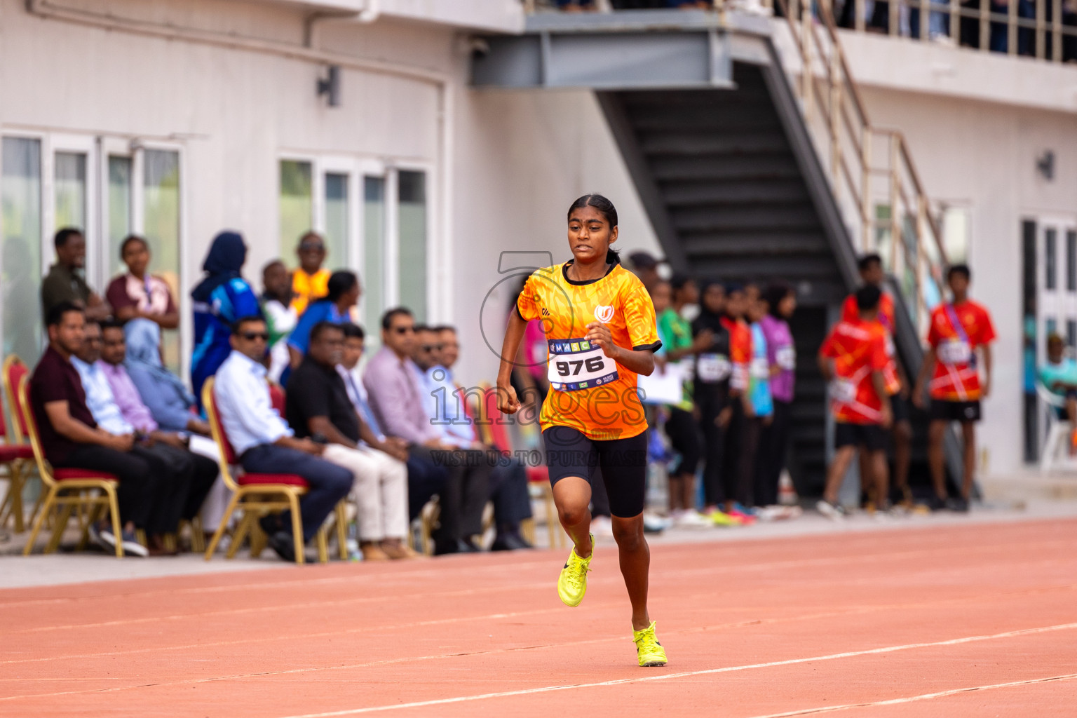 Day 6 of MWSC Interschool Athletics Championships 2024 held in Hulhumale Running Track, Hulhumale, Maldives on Thursday, 14th November 2024. Photos by: Ismail Thoriq / Images.mv