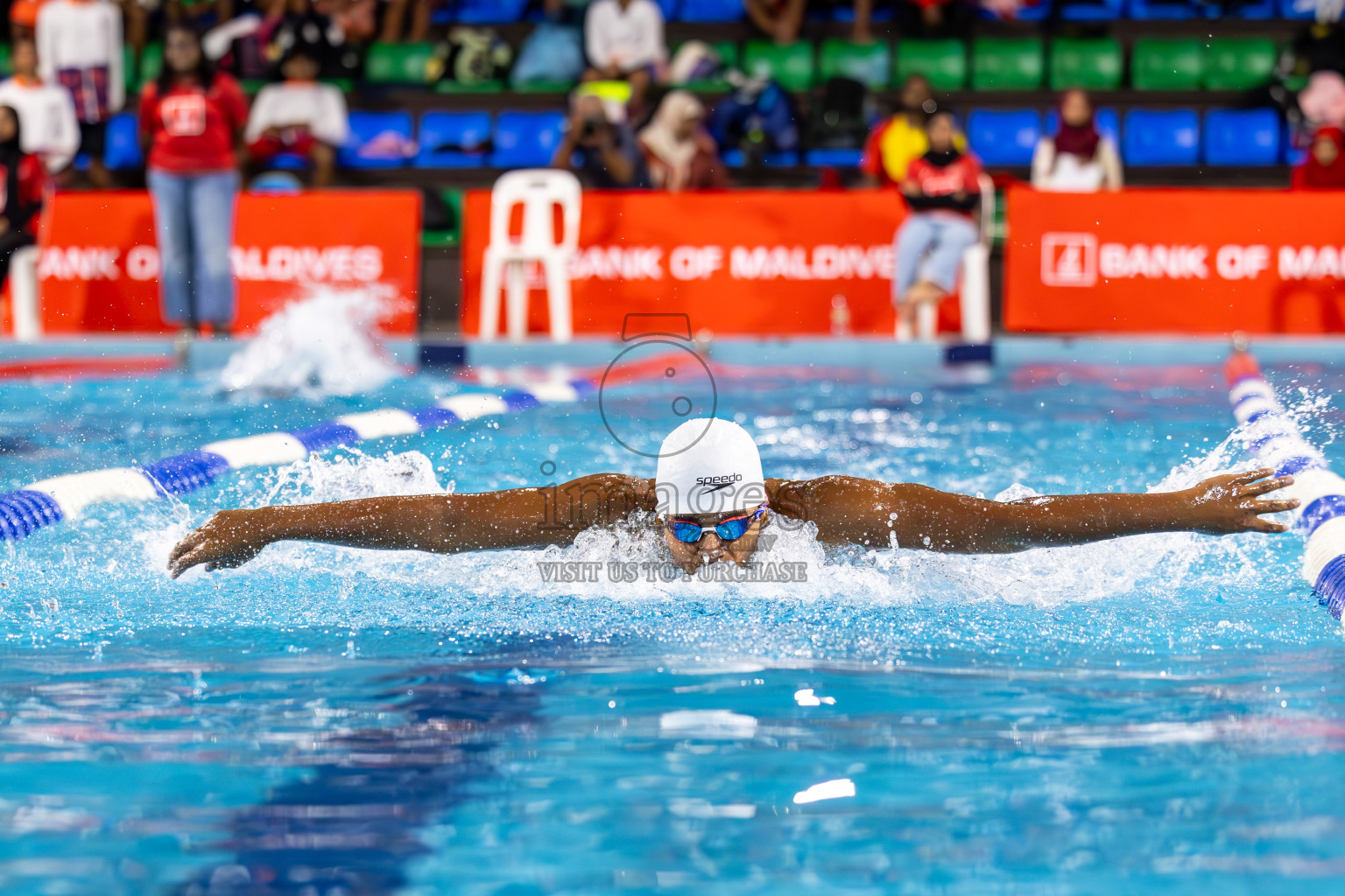 Day 2 of 20th BML Inter-school Swimming Competition 2024 held in Hulhumale', Maldives on Sunday, 13th October 2024. Photos: Ismail Thoriq / images.mv