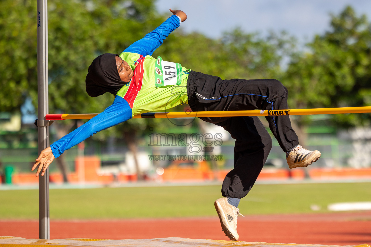 Day 1 of 33rd National Athletics Championship was held in Ekuveni Track at Male', Maldives on Thursday, 5th September 2024. Photos: Shuu Abdul Sattar / images.mv