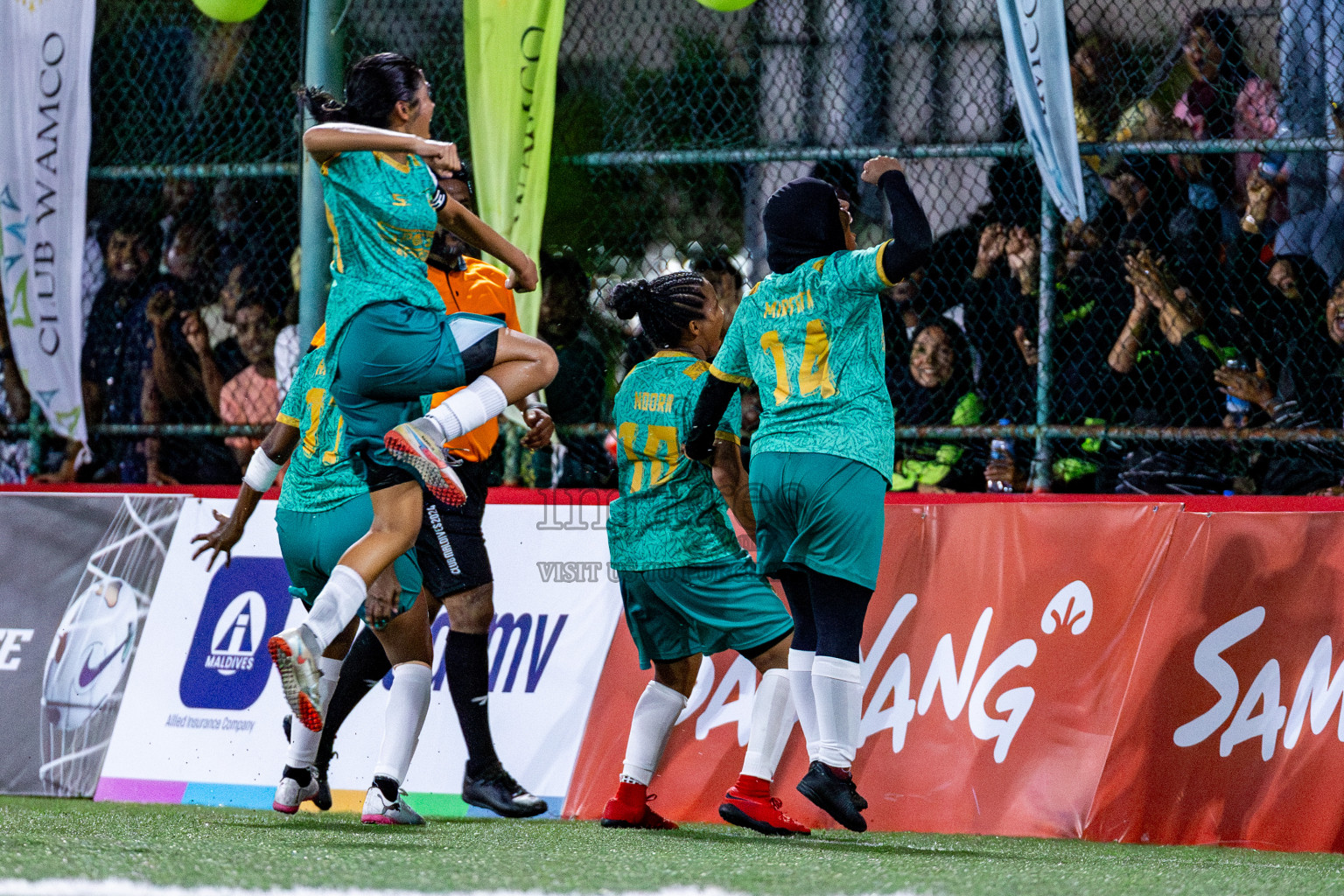 WAMCO vs POLICE CLUB in Eighteen Thirty 2024 2024 held in Rehendi Futsal Ground, Hulhumale', Maldives on Monday, 16th September 2024. Photos: Shu / images.mv