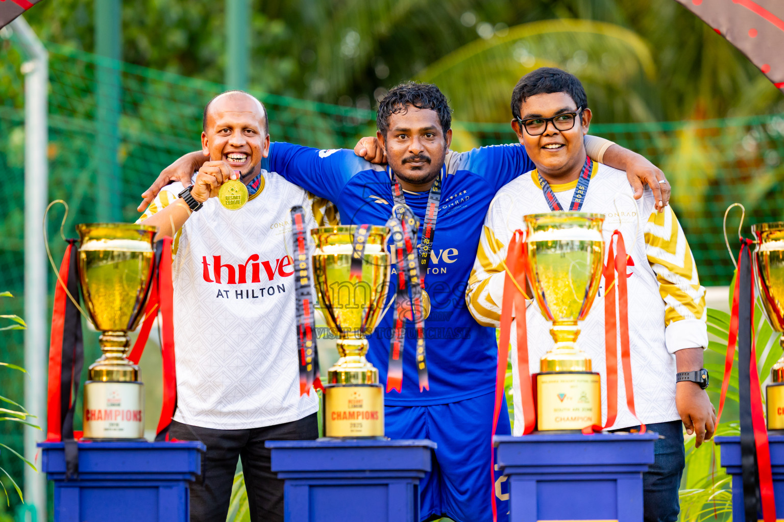 Barcelo vs Conrad in the Final of Resort League 2025 (Ari Zone) was held on Sunday, 28th June 2025 in Conrad Maldives Rangali Island, Alif Dhaalu Atoll, Maldives. Photos: Nausham Waheed / images.mv