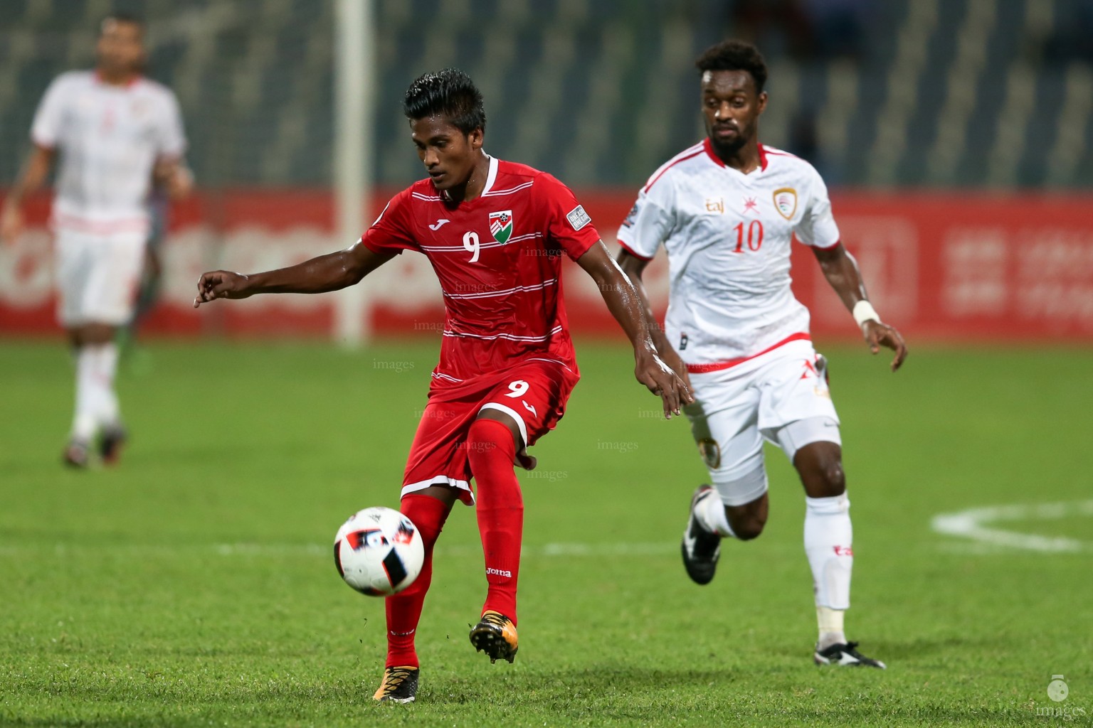 Asian Cup Qualifier between Maldives and Oman in National Stadium, on 10 October 2017 Male' Maldives. ( Images.mv Photo: Abdulla Abeedh )