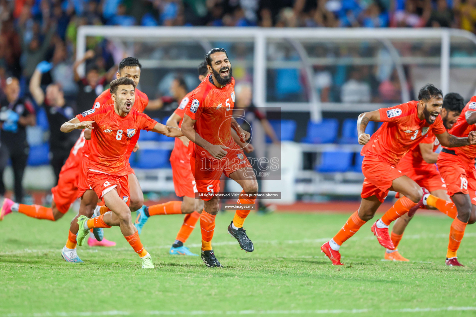 Kuwait vs India in the Final of SAFF Championship 2023 held in Sree Kanteerava Stadium, Bengaluru, India, on Tuesday, 4th July 2023. Photos: Nausham Waheed / images.mv