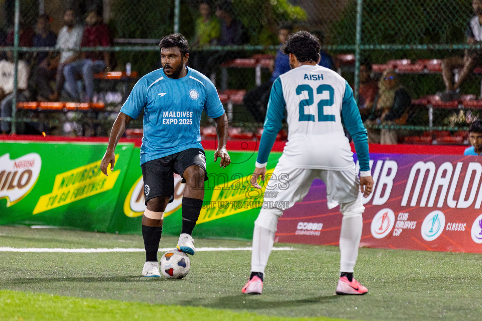 Trade Club vs Higher Education in Club Maldives Classic 2024 held in Rehendi Futsal Ground, Hulhumale', Maldives on Sunday, 8th September 2024. Photos: Hassan Simah / images.mv