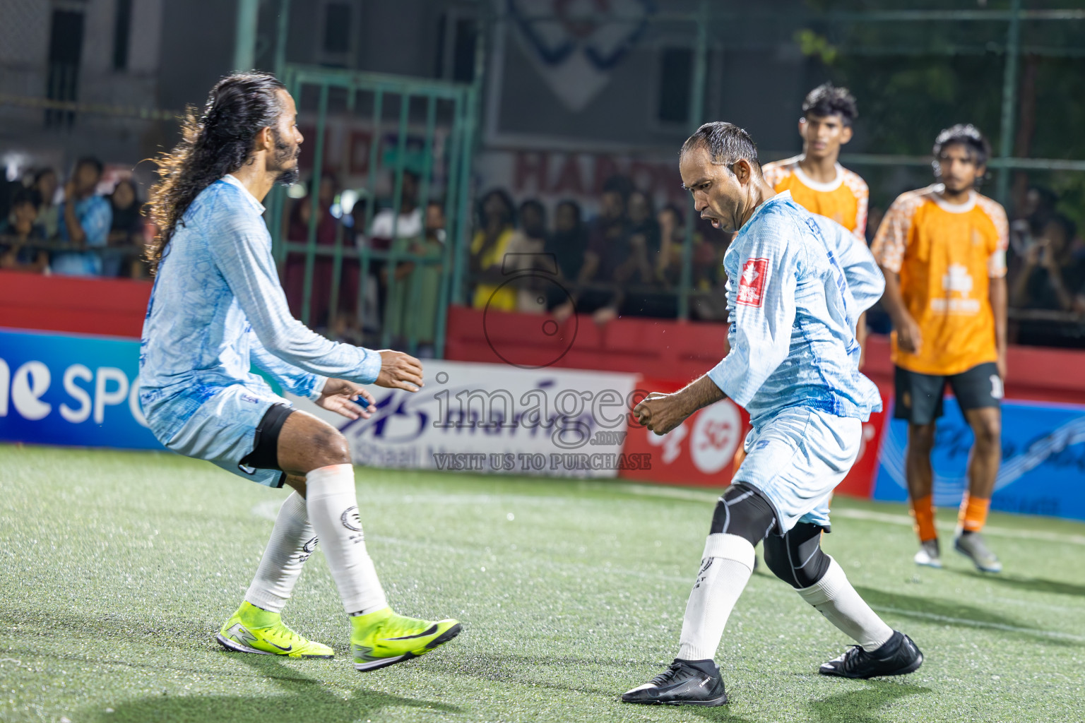 ADh Hangnaameedhoo vs ADh Kunburudhoo in Day 15 of Golden Futsal Challenge 2025 was held on Sunday, 19th January 2025, in Hulhumale', Maldives. Photos: Ismail Thoriq / images.mv