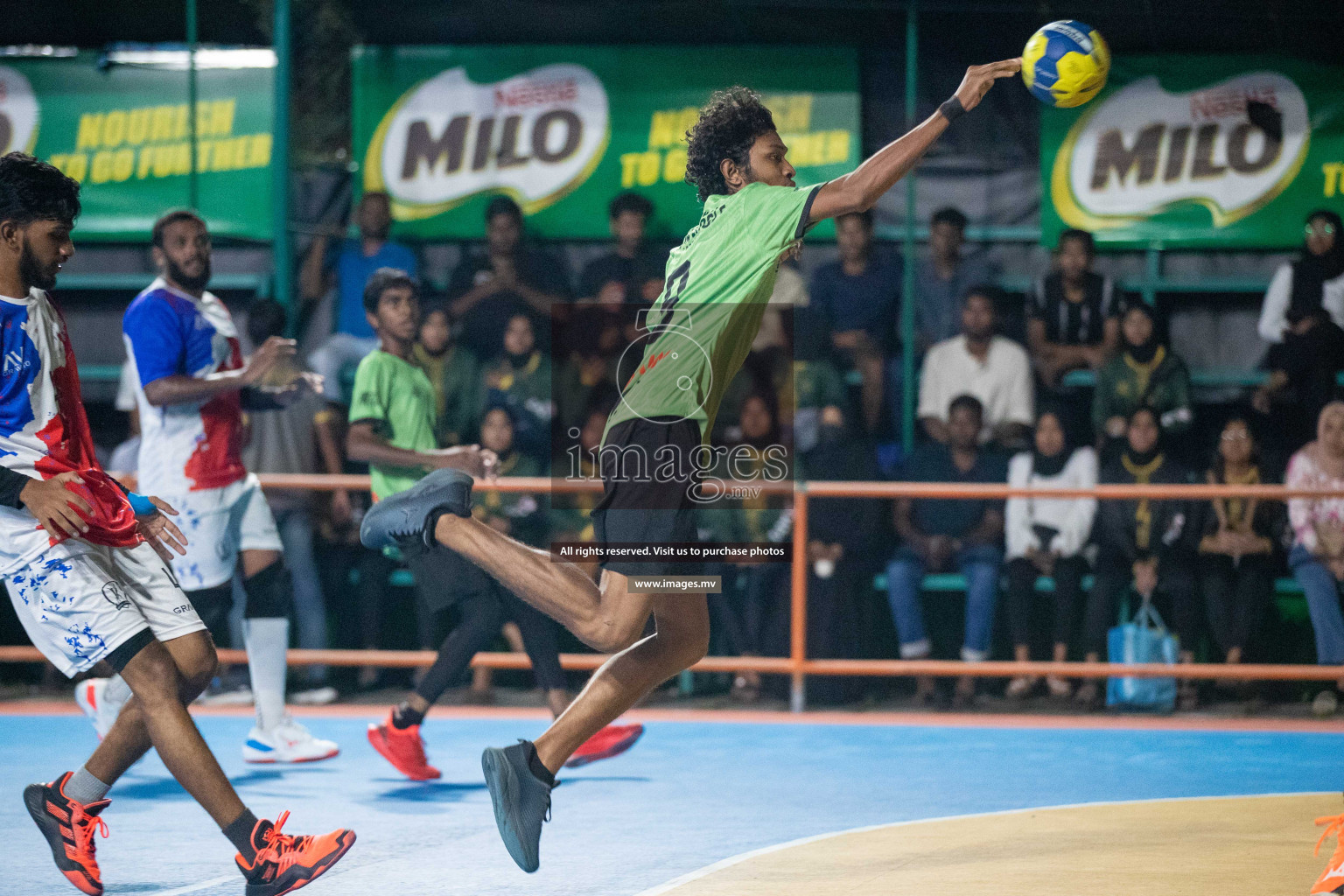 Day 3 of 6th MILO Handball Maldives Championship 2023, held in Handball ground, Male', Maldives on Friday, 22nd May 2023 Photos: Nausham Waheed/ Images.mv