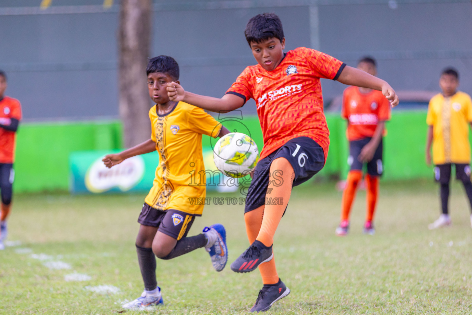 Day 2  of MILO Academy Championship 2024 - U12 was held at Henveiru Grounds in Male', Maldives on Thursday, 5th July 2024. Photos: Shuu Abdul Sattar / images.mv