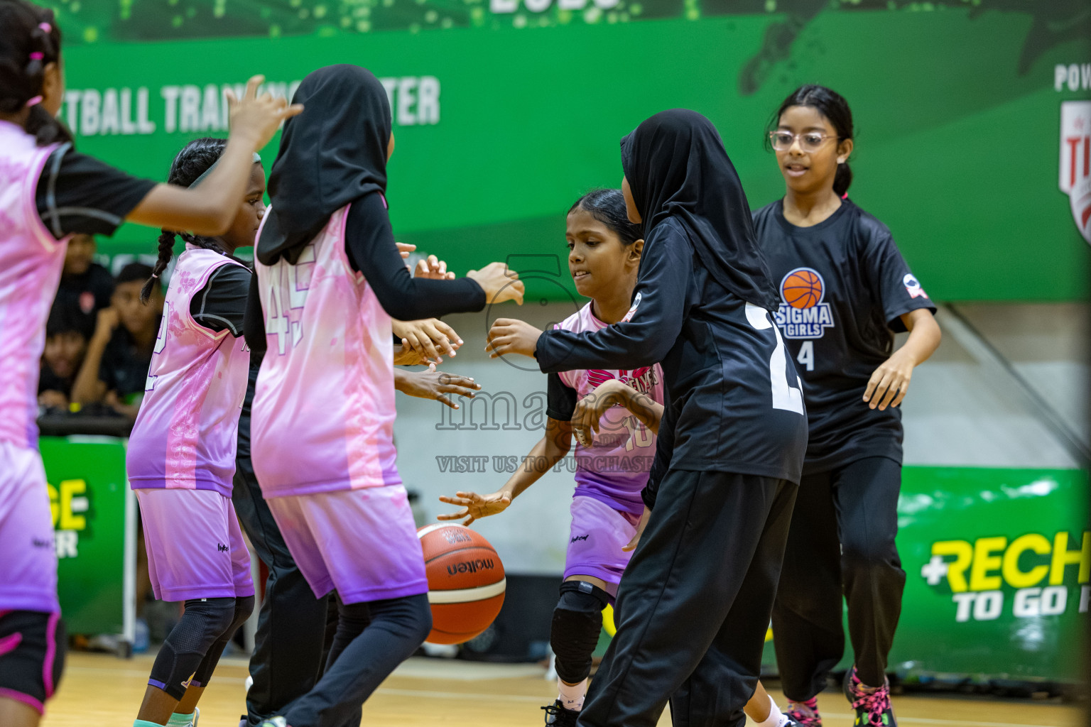 Milo 5 x 5 Junior Challenge 2025 - Basketball tournament held in Basketball Training Center, Male', Maldives on Thursday, 09th October 2025. 
Photo by: Hassan Simah / Images.mv