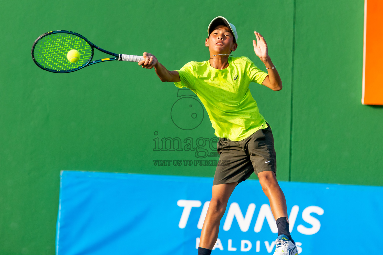 Day 3 of ATF Maldives Junior Open Tennis was held in Male' Tennis Court, Male', Maldives on Wednesday, 11th December 2024. Photos: Ismail Thoriq / images.mv