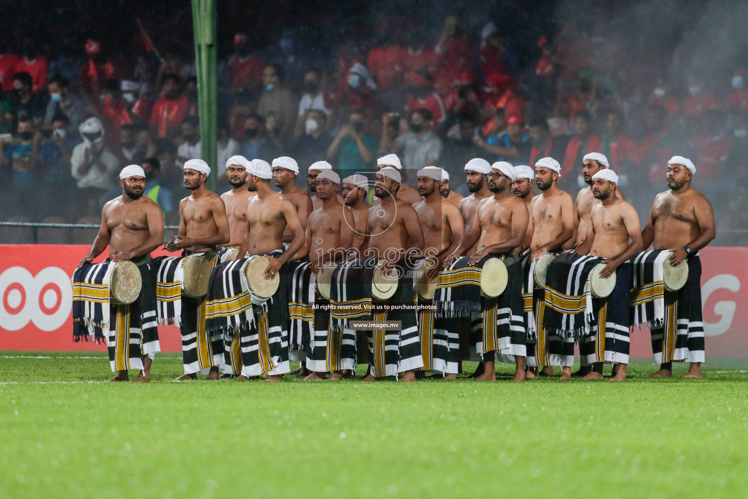 Opening Ceremony of SAFF Championship 2021 held on 1st October 2021 in Galolhu National Stadium, Male', Maldives