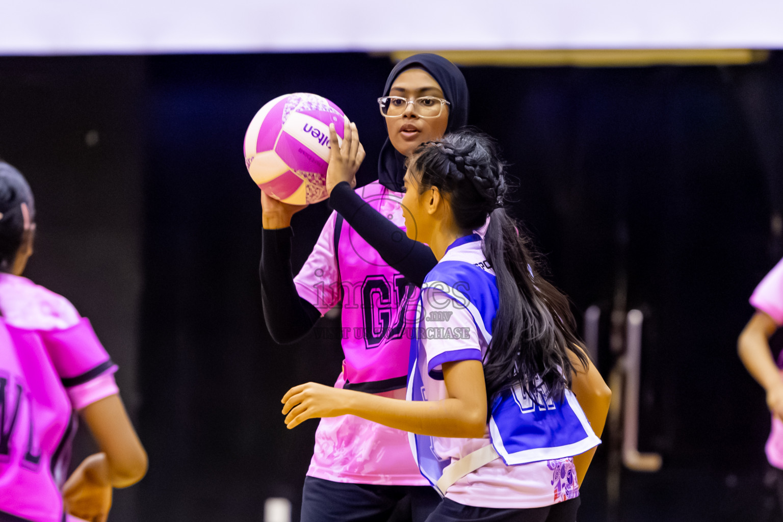 N Sports A vs Xenith SC in Day 1 of 24th Milo Netball Association Championship held in Social Center at Male', Maldives on Monday, 1st September 2025. Photos: Nausham Waheed / images.mv